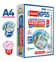 2026 KPSS Lisans GY-GK GEZEGEN Serisi 8li Deneme Paketi Kurumsal Türkiye Geneli Dijital Çözümlü