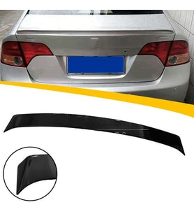 Honda Civic Fd6 Anatomik Bagaj Üstü Spoiler Parlak Siyah Spoyler Plastik İthal 2006-2011