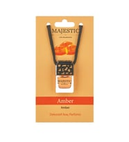 MAJESTİC OTO KOKUSU AMBER 7 ML - DEKORATİF ARAÇ PARFÜMÜ (Turuncu)
