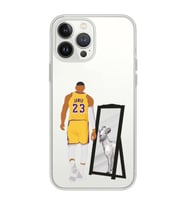 Iphone 12 PRO Uyumlu Lebron James Goat Tasarımlı Şeffaf Telefon Kılıfı
