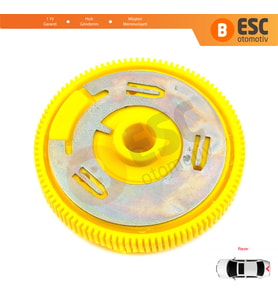 Seat Skoda VW İçin Arka Cam Silecek Dişlisi 6X0955711C Çap 63 mm, 105 Diş
