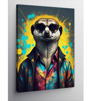 Kanvas Tablo Moda İkonu Lemur