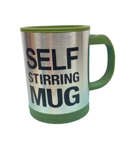 Kendi Karıştıran Mikser Bardak Self Stırrıng Mug Yeşil Renk