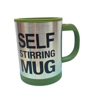 Kendi Karıştıran Mikser Bardak Self Stırrıng Mug Yeşil Renk