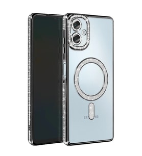 Samsung Galaxy A06 Joke Simli Magneticsafe Kılıf - Siyah