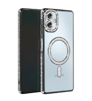 Samsung Galaxy A06 Joke Simli Magneticsafe Kılıf - Siyah