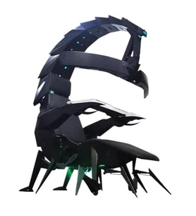 TWISTED MINDS SCORPION RGB ELEKTRİKLİ KARBON ÇELİK PROFESYONEL GAMING SIMULATOR
