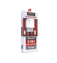 Protech 2 In 1 Fast Usb Charger For Ios Apple Şarj Aleti Seti