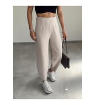 Kemersiz Balon Pantolon, 4 Mevsim, Krep Kumaş, Full Likralı
