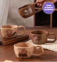 Capybara Moments Temalı Seramik Kupa