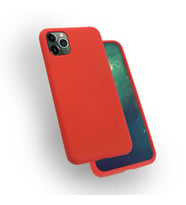 Uyumlu Model Apple iPhone 11 Pro Max Kılıf Lansman Silk Case (Kırmızı)