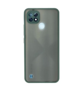 Realme C21 Kılıf Montreal Silikon Kapak - Yeşil