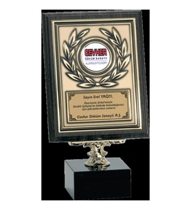 ODAK KUPA - Ahşap Plaketler - PL-114 A - 18x24 cm