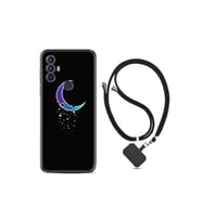 Tcl 30 Se Kılıf Excode Ipli Boyun Askılı Desenli Silikon Moon Star 1851