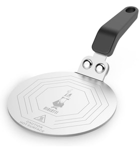Bialetti - İndüksiyon Ocak Isı Difüzörü - 13Cm - 1 Ila 9 Cups Aralığı İçin Uygundur - Paslanmaz Çeli (Çok Renkli)
