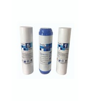 Nsf Onaylı Purefer Açık Kasa Su Arıtma Cihazlarına Uygun Tek Karbonlu 3 Lü Ön Filtre Set