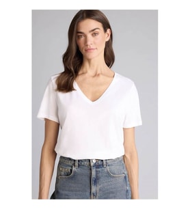 Defacto Regular Fıt Basıc Beyaz Kadın T-Shirt W9578AZ/WT79