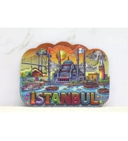 İstanbul Temalı Silikon Buzdolapı Süsü Magnet