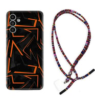 Samsung A23 A31 A32 A50 A51 A52 A53 A70 Kılıf Boyun Asklı Rasta Silikon Zigzaglar 1651