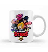 Brawl Stars Yıldızları Kupa Bardak Porselen