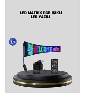 Rgb Led Panel Renkli Işık Efektli Dekoratif Aydınlatma