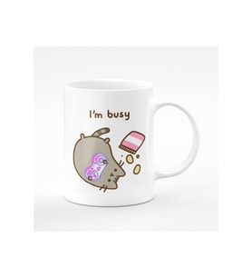 Busy Pusheen Baskılı Kupa