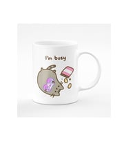 Busy Pusheen Baskılı Kupa