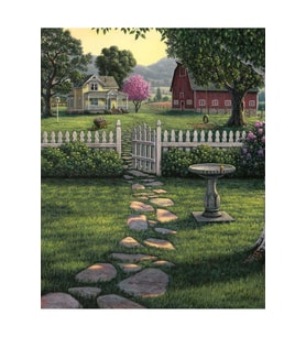 Köy Evi Sticker(Çerçeveli) 40x50 Sayılarla Boyama Hobi Seti