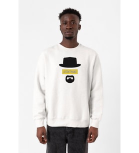 Breaking Bad Yellow Say My Name Head Beyaz Erkek 2ip Sweatshirt