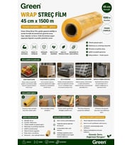 Green Wrap Streç Film 45x1500