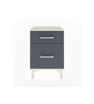 Arges Komodin 2 Çekmeceli 44x30x64 Aytaşı-Antrasit