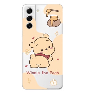 Samsung Galaxy S22 Uyumlu Winnie The Pooh Tasarımlı Şeffaf Telefon Kılıfı