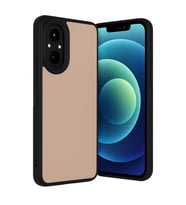 Realme 12 Lite Kılıf Aras Deri Kapak - Pudra