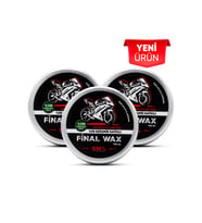 Motosikletlere Özel Final Wax 150 ml 3 Adet + Hediye Takoz Cila Süngeri