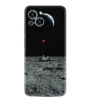 Reeder S23 Max Pro Kılıf Silikon Desen Özel Seri Astronoot Red Baloon 1608