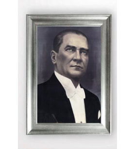 Gümüş Çerçeveli Atatürk Tablo a568