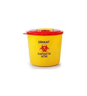 Sağlıklı ve hijyenik 10 lt plastik atık çöp kovası