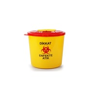 Sağlıklı ve hijyenik 10 lt plastik atık çöp kovası