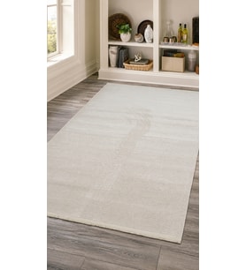 Sultan Asel Kumsal Beyaz Modern Akrilik Makine Dokuma Salon Halısı - 11578