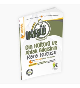 MSÜ Din Kültürü Ve Ahlak Bilgisinin Kara Kutusu Konu Özetli Dijital Çözümlü Çıkm (Beyaz)