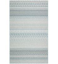 Polo POL 05 Blue Dış Mekan Kullanıma Uygun, Yıkanabilen, Hav ve Toz Vermeyen Modern Sisal Halı (Mavi)