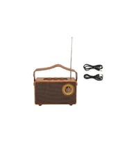 Helsınkı Machıne HS-1962 5W 1500Mah Usb/Fm/Bt Retro Ve Modern Radıo