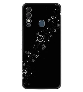 Tecno Spark 8T Kılıf Silikon Desen Özel Seri Planet 1620