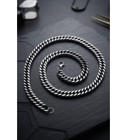 Paslanmaz Çelik Gemici Model Erkek Kolye Zincir 10Mm 902940