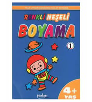 Renkli Neşeli Boyama 1 Pinokyo Yayınları
