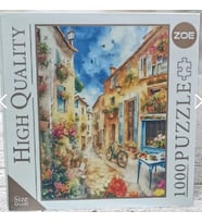 ZOE High Quality 1000 Parça Puzzle Street of Flowers