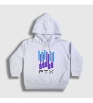Presmono Unisex Çocuk Beyaz Ptx Pentatonix Kapüşonlu Sweatshirt 75273tt (Beyaz)