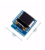 WEMOS D1 Mini Oled Shield Modül 64x48 Pixel LCD Wireless Wifi IOT