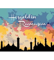 Hoşgeldin Ramazan Sayılarla Boyama Seti 50x65 cm (Tuvale Gerili)