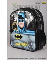 YENİ SEZON LİSANSLI BATMAN OKUL ÇANTASI (Siyah)